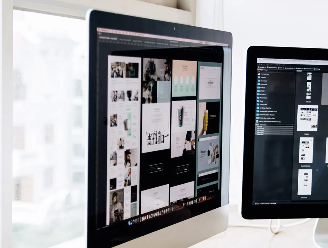 Designing web interfaces in position absolute