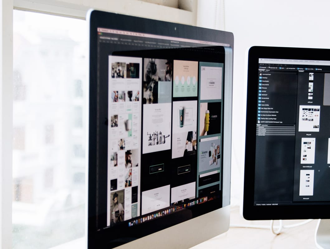 Designing web interfaces in position absolute